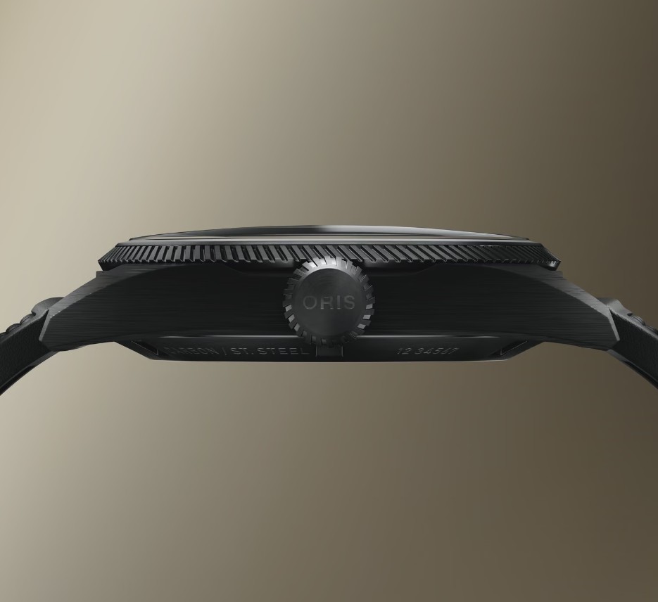 Часы ORIS  Мужские швейцарские часы, автоматический механизм, сталь, 41 мм